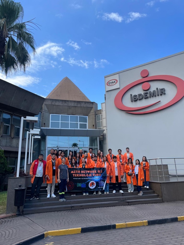 &Ouml;ğrenci Topluluğumuz Meta Network ile &Uuml;nides Desteği Kapsamında İsdemir Fabrikasına Teknik Gezi detayı için tıklayınız