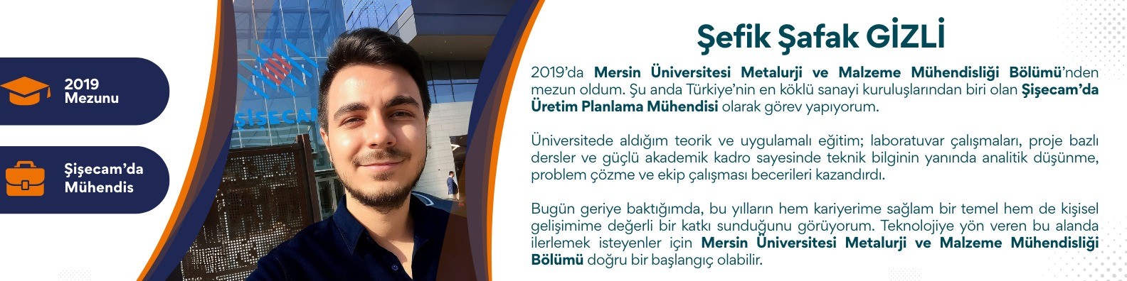 Mezunlarımızdan İlham Al detayı için tıklayınız