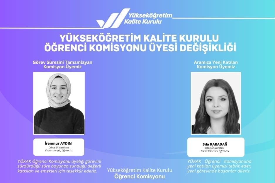 Yükseköğretim Kalite Kurulu Öğrenci Komisyonu Üyelik Başvuru Çağrısı Başladı! detayı için tıklayınız